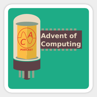 Advent of Computing Logo Sticker